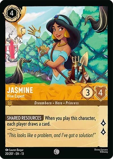 Jasmine Vine Expert Attack of the Vine! Lorcana card