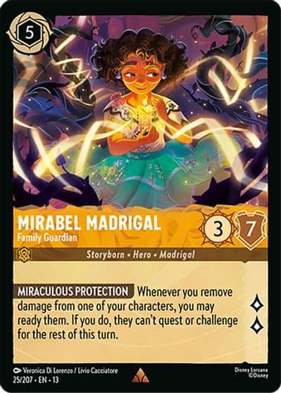 Mirabel Madrigal Family Guardian Attack of the Vine! Lorcana card