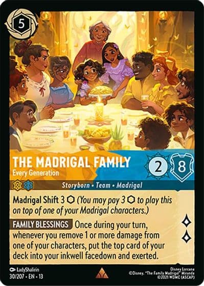 The Madrigal Family Every Generation Attack of the Vine! Lorcana card