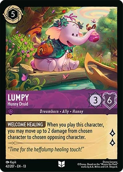 Lumpy Hunny Druid Attack of the Vine! Lorcana card