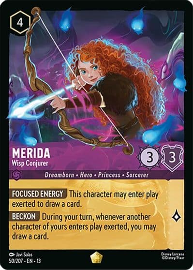 Merida Wisp Conjurer Attack of the Vine! Lorcana card