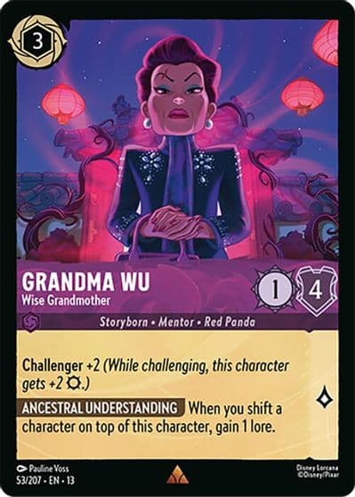Grandma Wu Wise Grandmother Attack of the Vine! Lorcana card