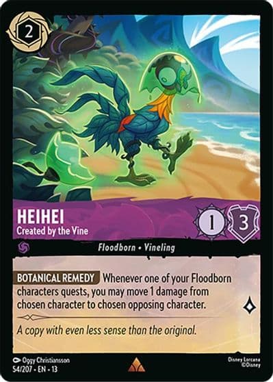 Heihei Created by the Vine Attack of the Vine! Lorcana card