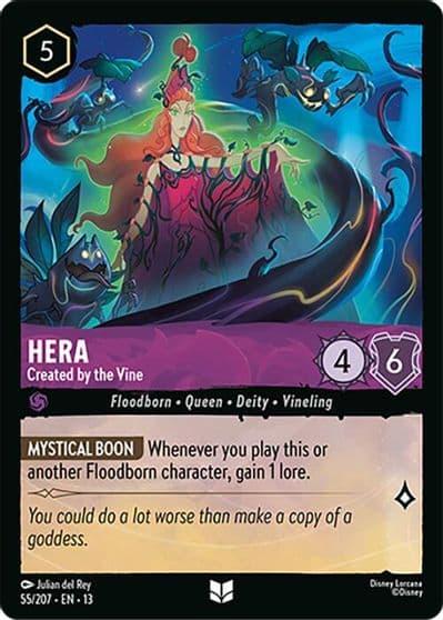 Hera Created by the Vine Attack of the Vine! Lorcana card