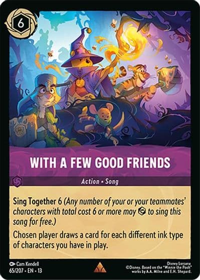 With a Few Good Friends Attack of the Vine! Lorcana card