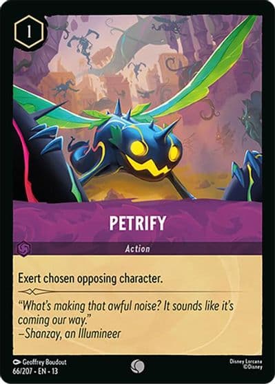 Petrify Attack of the Vine! Lorcana card