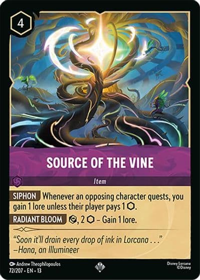 Source of the Vine Attack of the Vine! Lorcana card