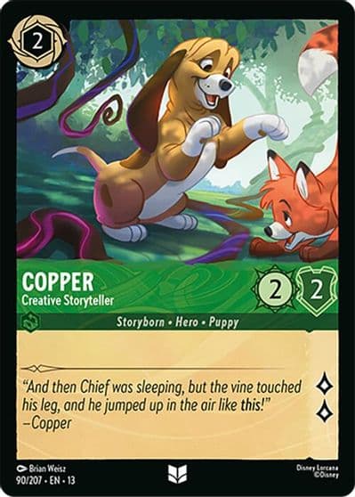 Copper Creative Storyteller Attack of the Vine! Lorcana card