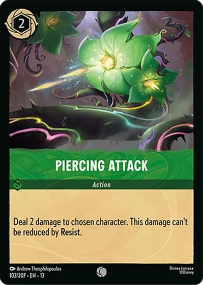 Piercing Attack Attack of the Vine! Lorcana card