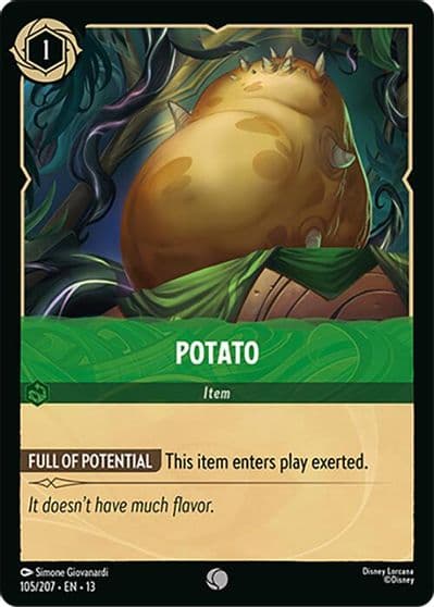 Potato Attack of the Vine! Lorcana card