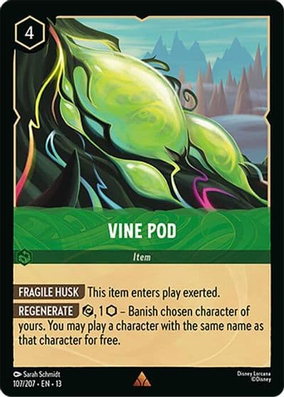 Vine Pod Attack of the Vine! Lorcana card