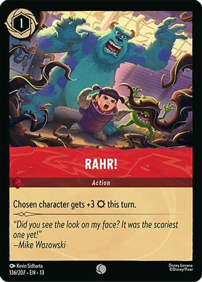 RAHR Attack of the Vine! Lorcana card