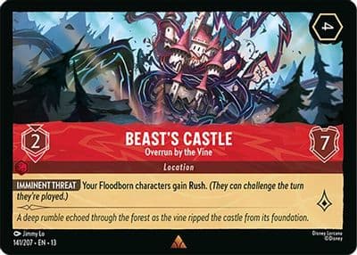 Beasts Castle Overrun by the Vine Attack of the Vine! Lorcana card