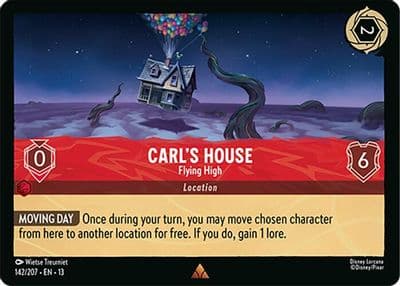Carls House Flying High Attack of the Vine! Lorcana card