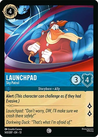 Launchpad Sky Patrol Attack of the Vine! Lorcana card