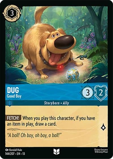 Dug Good Boy Attack of the Vine! Lorcana card