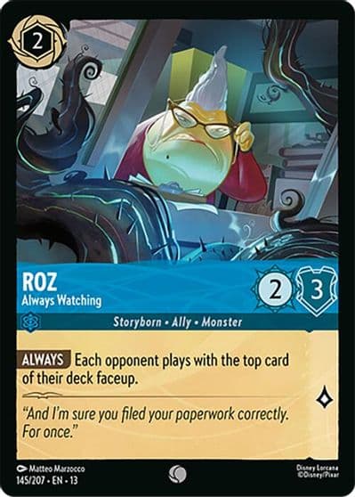 Roz Always Watching Attack of the Vine! Lorcana card