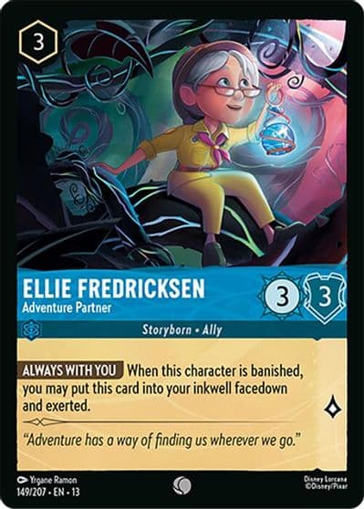 Ellie Fredricksen Adventure Partner Attack of the Vine! Lorcana card