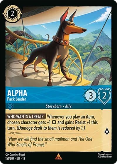 Alpha Pack Leader Attack of the Vine! Lorcana card