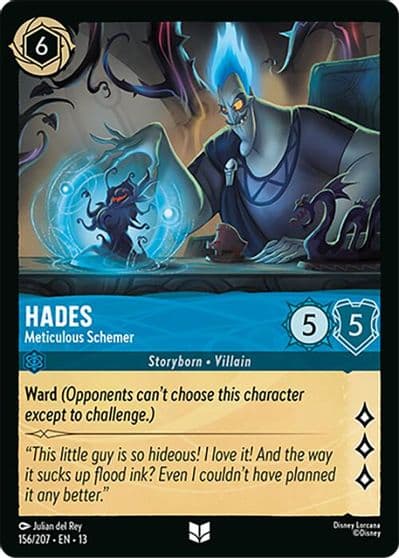 Hades Meticulous Schemer Attack of the Vine! Lorcana card