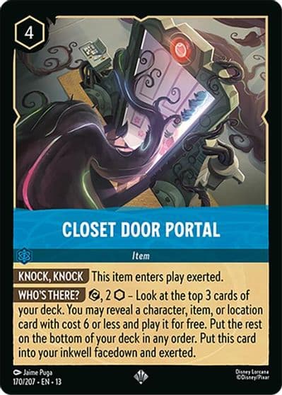 Closet Door Portal Attack of the Vine! Lorcana card