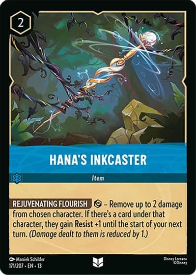 Hanas Inkcaster Attack of the Vine! Lorcana card