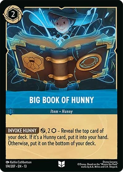 Big Book of Hunny Attack of the Vine! Lorcana card