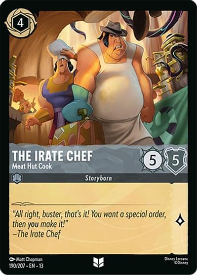 The Irate Chef Meat Hut Cook Attack of the Vine! Lorcana card