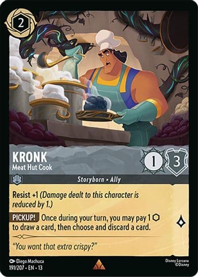 Kronk Meat Hut Cook Attack of the Vine! Lorcana card