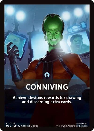 Conniving Theme Card Commander: Marvel Super Heroes Magic card