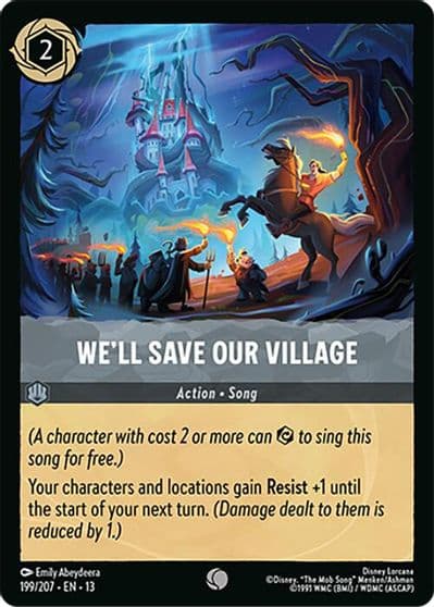 Well Save Our Village Attack of the Vine! Lorcana card