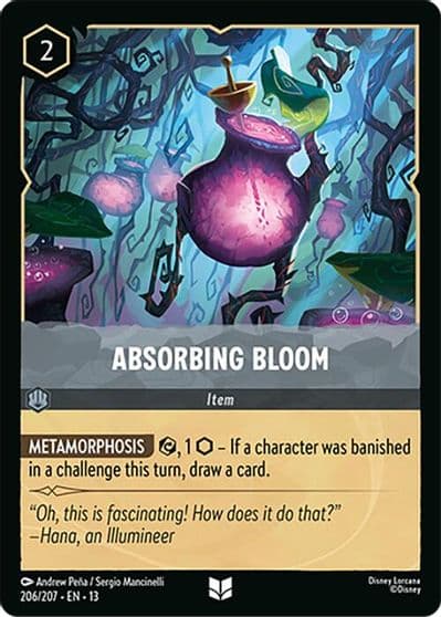 Absorbing Bloom Attack of the Vine! Lorcana card