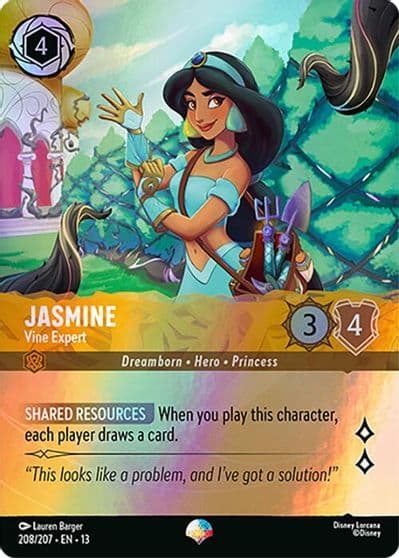 Jasmine Vine Expert Epic Attack of the Vine! Lorcana card