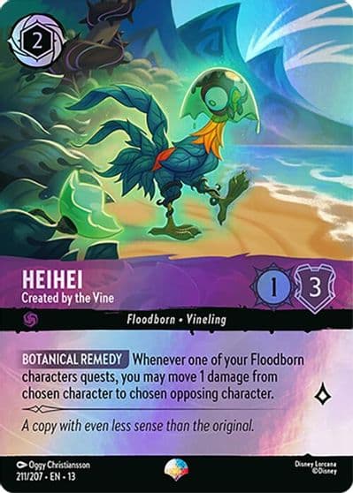 Heihei Created by the Vine Epic Attack of the Vine! Lorcana card