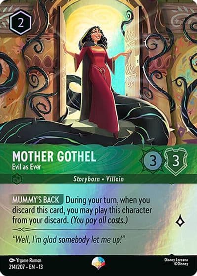 Mother Gothel Evil as Ever Epic Attack of the Vine! Lorcana card