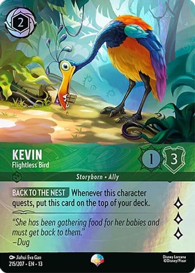 Kevin Flightless Bird Epic Attack of the Vine! Lorcana card