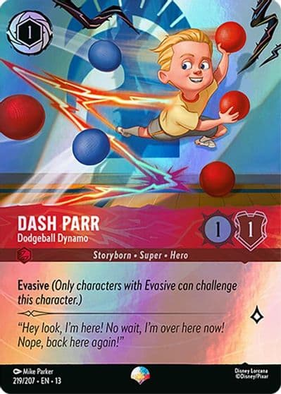 Dash Parr Dodgeball Dynamo Epic Attack of the Vine! Lorcana card