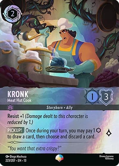 Kronk Meat Hut Cook Epic Attack of the Vine! Lorcana card