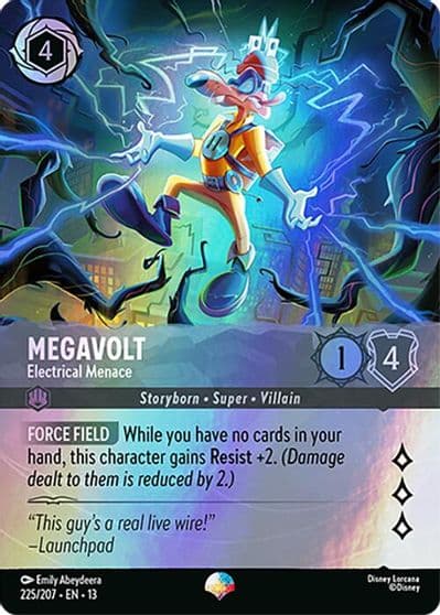 Megavolt Electrical Menace Epic Attack of the Vine! Lorcana card