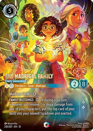 The Madrigal Family Every Generation Enchanted Attack of the Vine! Lorcana card