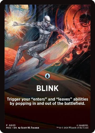 Blink Theme Card Commander: Marvel Super Heroes Magic card