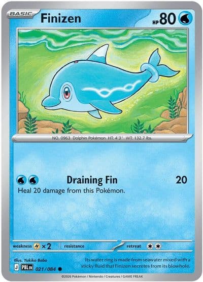 Finizen ME05: Pitch Black Pokemon card