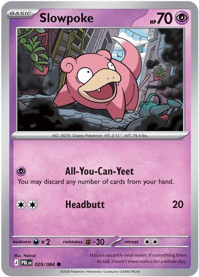 Slowpoke ME05: Pitch Black Pokemon card