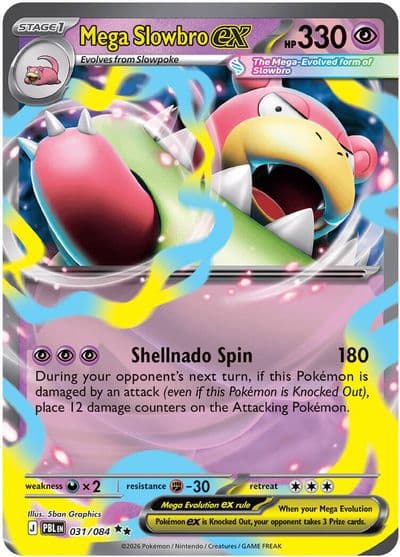 Mega Slowbro ex ME05: Pitch Black Pokemon card