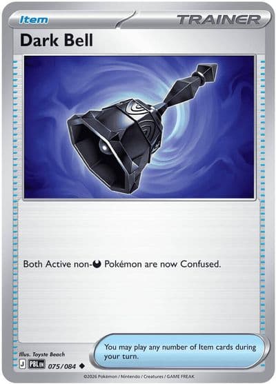 Dark Bell ME05: Pitch Black Pokemon card