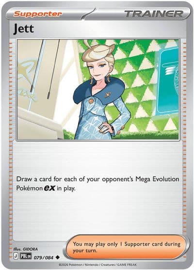 Jett ME05: Pitch Black Pokemon card