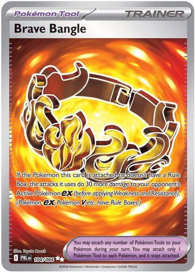 Brave Bangle ME05: Pitch Black Pokemon card