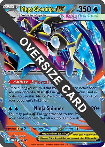 Mega Greninja ex 081 Jumbo Cards Pokemon card