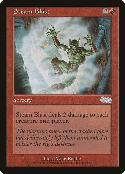 Steam Blast Urza's Saga Magic card