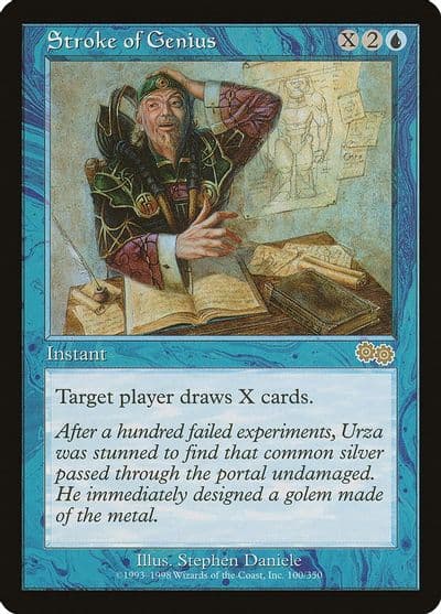 Stroke of Genius Urza's Saga Magic card